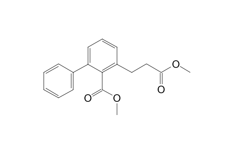 methyl 2-(3-methoxy-3-oxo-propyl)-6-phenyl-benzoate