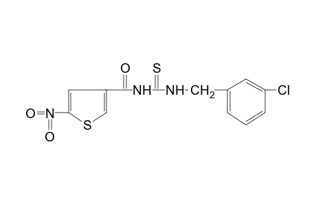 1-(m-chlorobenzyl)-3-(5-nitro-3-thenoyl)-2-thiourea