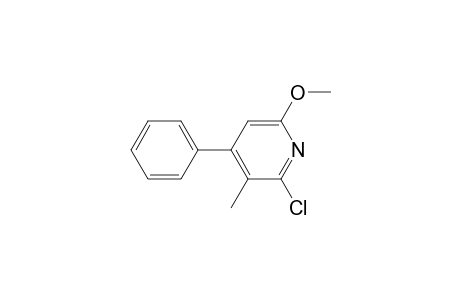 2-Chloro-6-methoxy-3-methyl-4-phenylpyridine