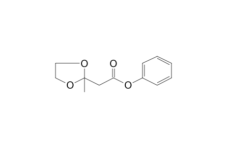 Phenyl (2-methyl-1,3-dioxolan-2-yl)acetate
