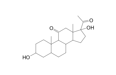 Pregnane-11,20-dione, 3,17-dihydroxy-