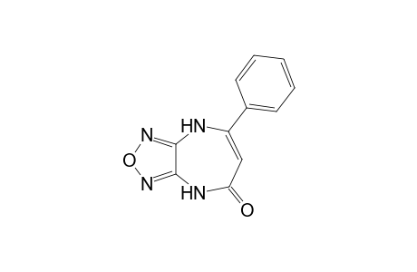 7-Phenyl-4H,8H-[1,2,5]oxadiazolo[3,4-b][1,4]diazepin-5-one