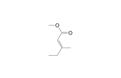 2-Pentenoic acid, 3-methyl-, methyl ester, (E)-