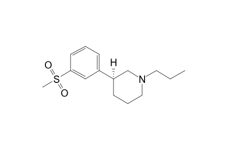 (3S)-3-(3-mesylphenyl)-1-propyl-piperidine