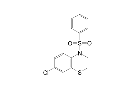 7-CHLORO-2,3-DIHYDRO-4-(PHENYLSULFONYL)-4H-1,4-BENZOTHIAZINE