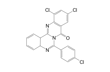 10,12-Dichloro-6-(4-chloro-phenyl)-4a,13b-dihydro-quinazolino[4,3-b]quinazolin-8-one