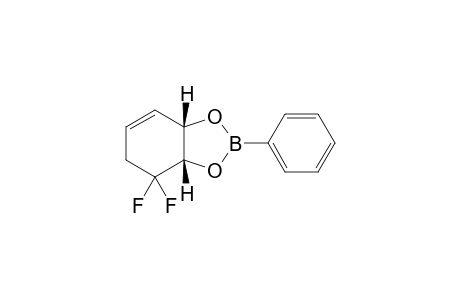 (3aS*,7aS*)-4,4-Difluoro-2-phenyl-3a,4,5,7a-tetrahydro-1,3,2-benzodioxaborole