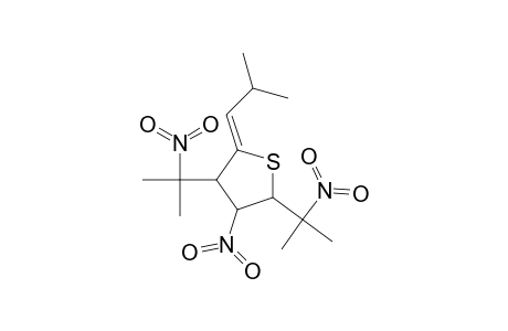 Thiophene, tetrahydro-2,4-bis(1-methyl-1-nitroethyl)-5-(2-methylpropylidene)-3-n itro-