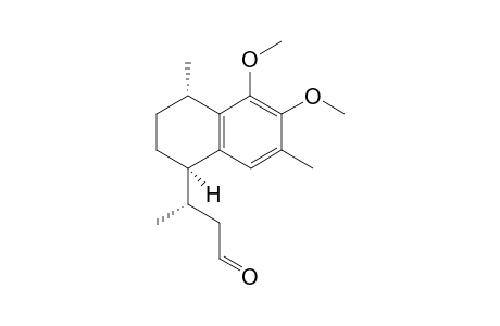 (S)-3-((1R,4S)-5,6-Dimethoxy-4,7-dimethyl-1,2,3,4-tetrahydronaphthalen-1-yl)butanal