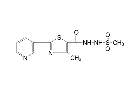 1-(methylsulfonyl)-2-{[4-methyl-2-(3-pyridyl)-5-thiazolyl]carbonyl}hydrazine