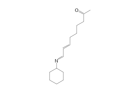 Cyclohexanamine, N-[8-oxo-non-2-en-1-ylidene]-