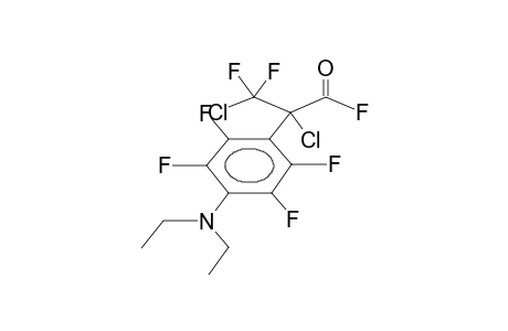 2,3-DICHLORO-2-(4-DIETHYLAMINOTETRAFLUOROPHENYL)PERFLUORO-PROPIONYLFLUORIDE