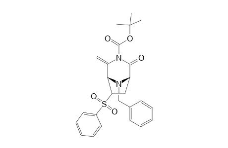 8-Benzyl-3-t-butoxycarbonyl-4-methylene-6-oxo-6-phenylsulfonyl-3,8-diazabicyclo[3.2.1]octane