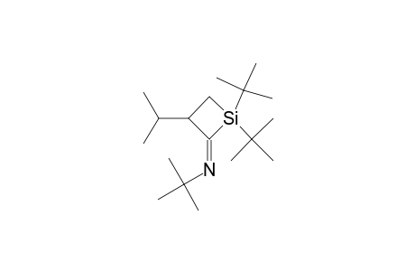 1,1-DI-TERT.-BUTYL-2-(N-TERT.-BUTYLIMINO)-3-(2-PROPYL)-SILACYCLOBUTANE