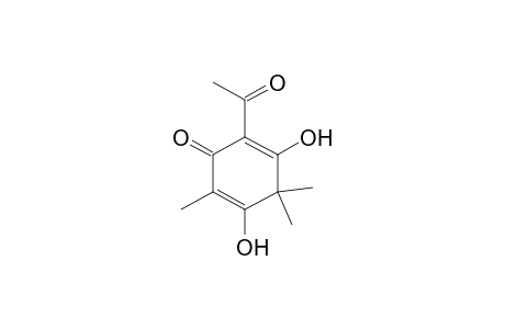 2-Acetyl-3,5-dihydroxy-4,4,6-trimethyl-2,5-cyclohexadien-1-one