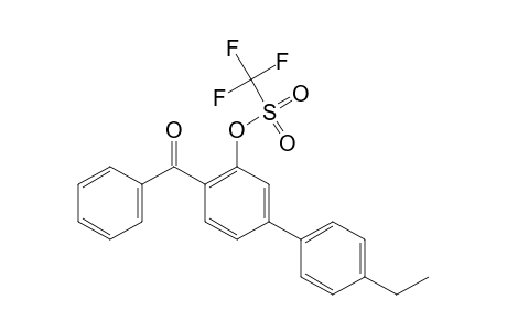 4-Benzoyl-4'-ethylbiphenyl-3-yl Trifluoromethanesulfonate