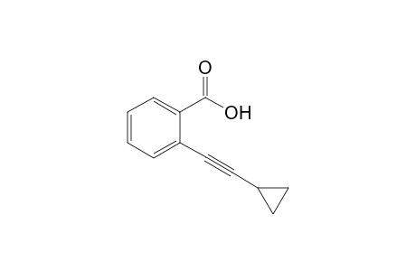 2-(cyclopropylethynyl)benzoic acid