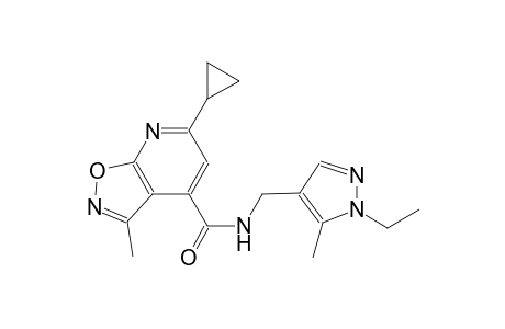 isoxazolo[5,4-b]pyridine-4-carboxamide, 6-cyclopropyl-N-[(1-ethyl-5-methyl-1H-pyrazol-4-yl)methyl]-3-methyl-