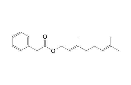 Acetic acid, phenyl-, geranyl ester