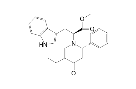 (2S)-2-[(2S)-5-ethyl-4-keto-2-phenyl-2,3-dihydropyridin-1-yl]-3-(1H-indol-3-yl)propionic acid methyl ester