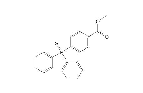 p-(DIPHENYLPHOSPHINOTHIOYL)BENZOIC ACID, METHYL ESTER