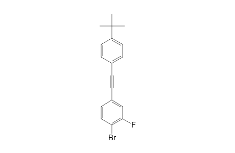 4-[2-(4-Tert-butylphenyl)ethynyl]-1-bromo-2-fluorobenzene