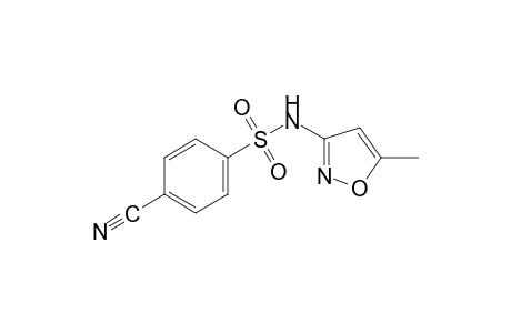 p-cyano-N-(5-methyl-3-isoxazolyl)benzenesulfonamide