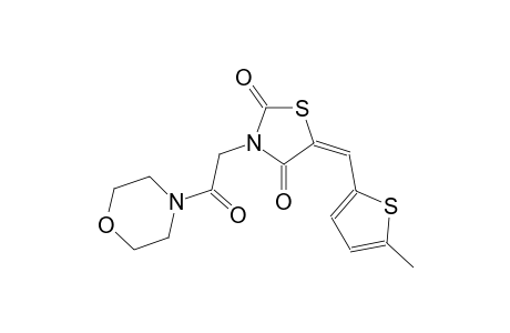 (5E)-5-[(5-methyl-2-thienyl)methylene]-3-[2-(4-morpholinyl)-2-oxoethyl]-1,3-thiazolidine-2,4-dione