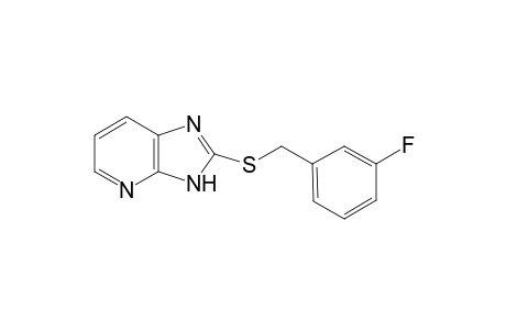 3H-Imidazo[4,5-b]pyridine, 2-(3-fluorobenzylthio)-