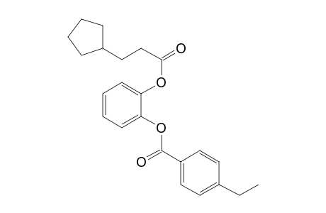 1,2-Benzenediol, o-(3-cyclopentylpropionyl)-o'-(4-ethylbenzoyl)-