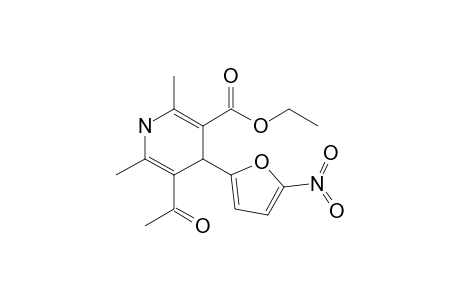 4-(5'-Nitro-2'-furyl)-3-acetyl-5-(ethoxycarbonyl)-2,6-dimethyl-1,4-dihydropyridine