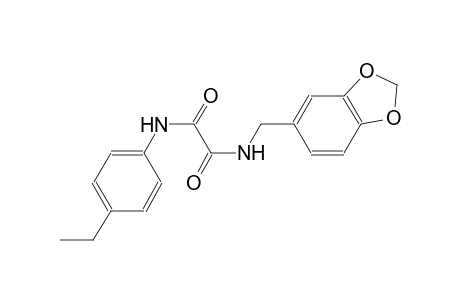 ethanediamide, N~1~-(1,3-benzodioxol-5-ylmethyl)-N~2~-(4-ethylphenyl)-