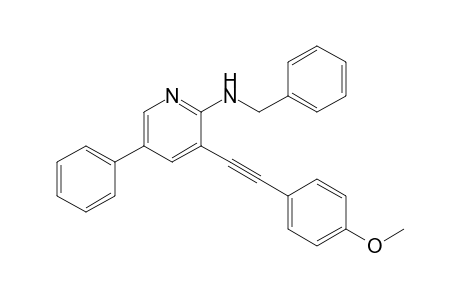 N-Benzyl-N-[3-(4-methoxyphenyl)ethynyl-5-phenyl]pyridin-2-yl amine