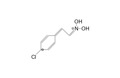 4-Chloro.beta.-nitro-styrene O,O-diprotonated