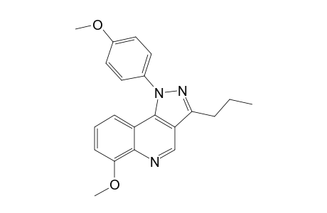 1-(4-Methoxyphenyl)-3-propyl-6-methoxypyrazolo[4,3-c]quinoline