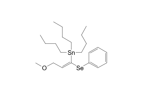 Tributyl-[(E)-3-methoxy-1-(phenylseleno)prop-1-enyl]stannane