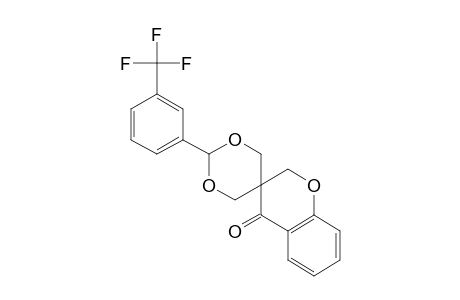 2'-(alpha,alpha,alpha-TRIFLUORO-m-TOLYL)SPIRO[2H-1-BENZOPYRAN-3(4H),5'-[1,3]DIOXAN]-4-ONE