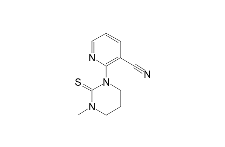 2-(hexahydro-3-methyl-2-thioxo-1-pyrimidinyl)nicotinonitrile