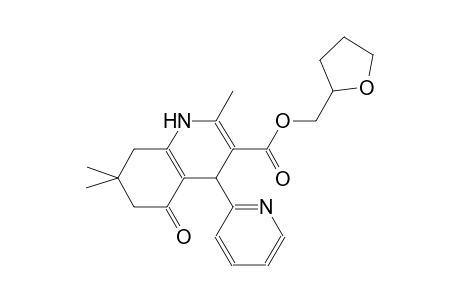 tetrahydro-2-furanylmethyl 2,7,7-trimethyl-5-oxo-4-(2-pyridinyl)-1,4,5,6,7,8-hexahydro-3-quinolinecarboxylate