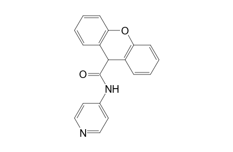 9H-Xanthene-9-carboxylic acid, (pyridin-4-yl)amide