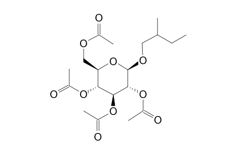 (2R,3S,4S,5R,6R)-2-(Hydroxymethyl)-6-(2-methylbutoxy)oxane-3,4,5-triol, tetraacetate