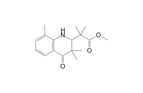 Methyl 2-methyl-2-(3,3,8-trimethyl-4-oxo-1,2,3,4-tetrahydroquinolin-2-yl)propanoate