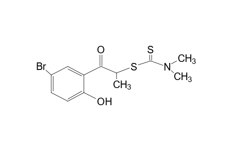 5'-bromo-2'-hydroxy-2-mercaptopropiophenone, 2-(dimethyldithiocarbamate)