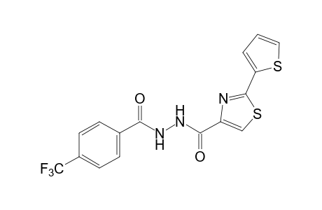 1-{[2-(2-THIENYL)-4-THIAZOLYL]CARBONYL}-2-(alpha,alpha,alpha-TRIFLUORO-p-TOLUOYL)HYDRAZINE