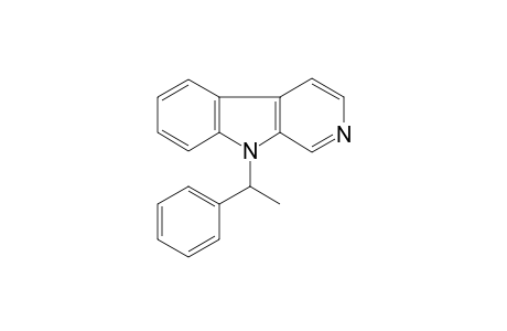 9-(1-Phenylethyl)-9H-.beta.-carboline