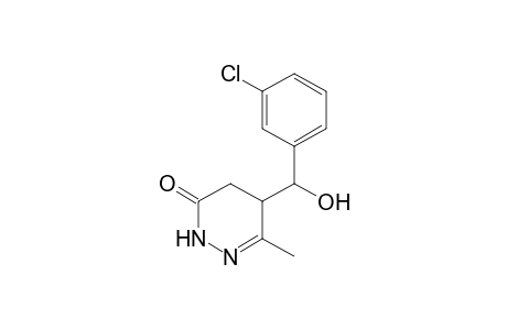 4-[(3-chlorophenyl)-hydroxy-methyl]-3-methyl-4,5-dihydro-1H-pyridazin-6-one