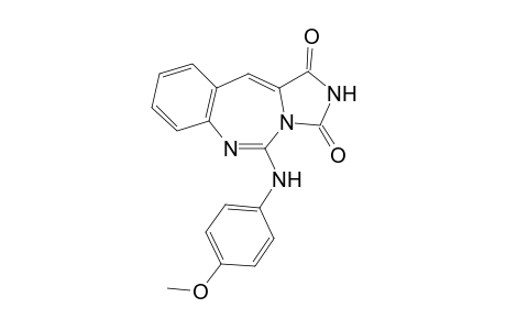 5-[4-(Methoxyphenyl)amino]-1,3-dioxoimidazo[1,5-c][1,3]benzodiazepine