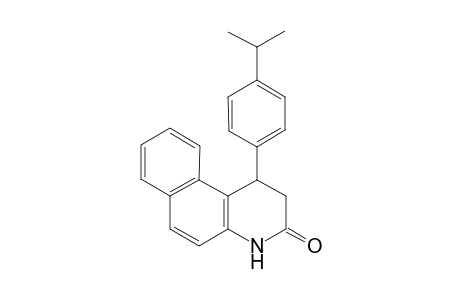 Benzo[f]quinolin-3(2H)-one, 1,4-dihydro-1-(4-isopropylphenyl)-