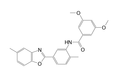 benzamide, 3,5-dimethoxy-N-[2-methyl-5-(5-methyl-2-benzoxazolyl)phenyl]-