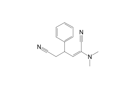 (E)-2-dimethylamino-4-phenylhex-2-enedinitrile